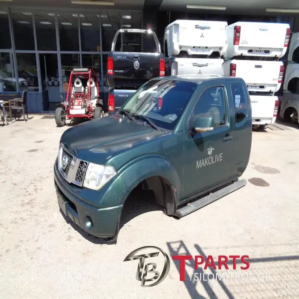 Καμπίνα Nissan Navara D40 2005–2010 — 4×4 · Πράσινο